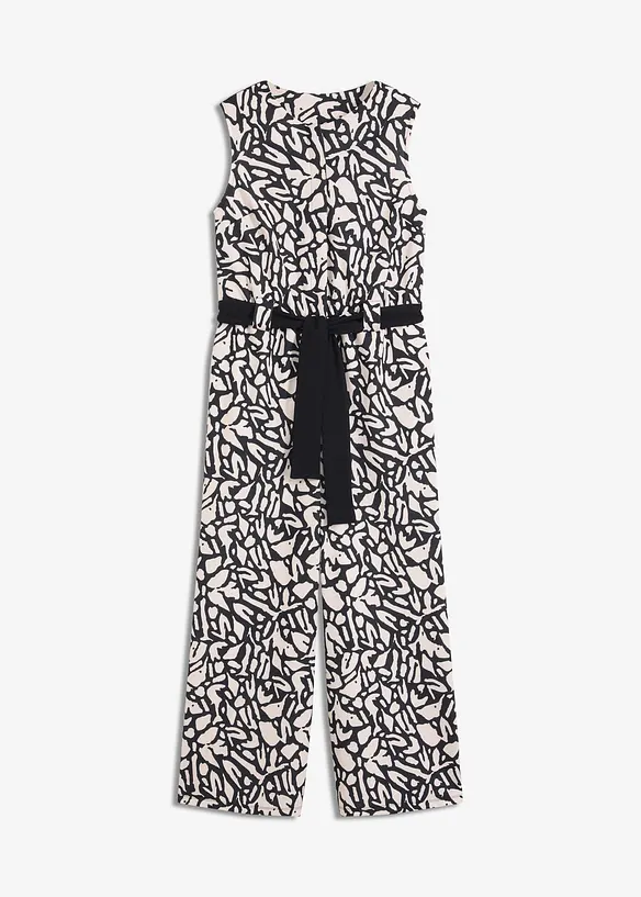 Jumpsuit med trykk, bonprix