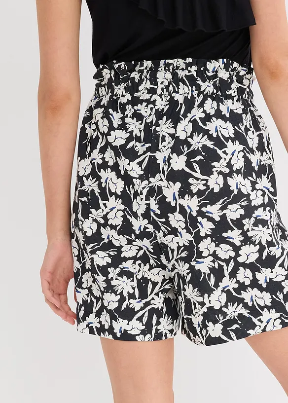 Shorts med lin, bonprix