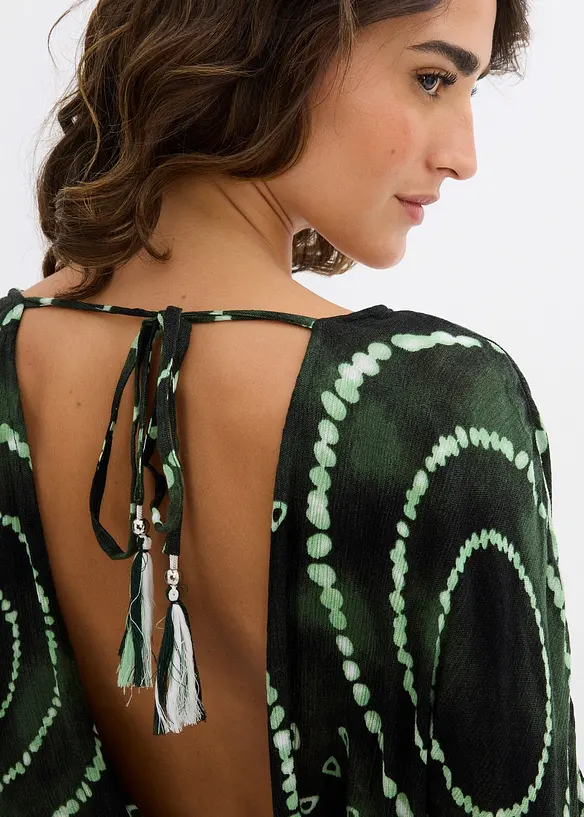 Kort jumpsuit i lett viskose, bonprix
