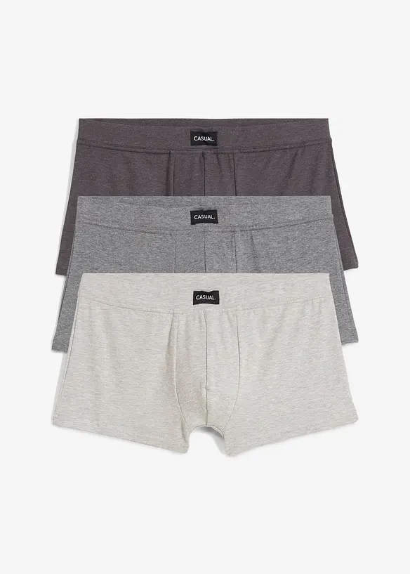 Trunks med bomull (3-pack), bonprix