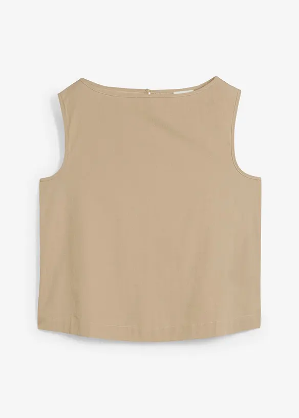 Blusetopp i 100% bomull, bonprix