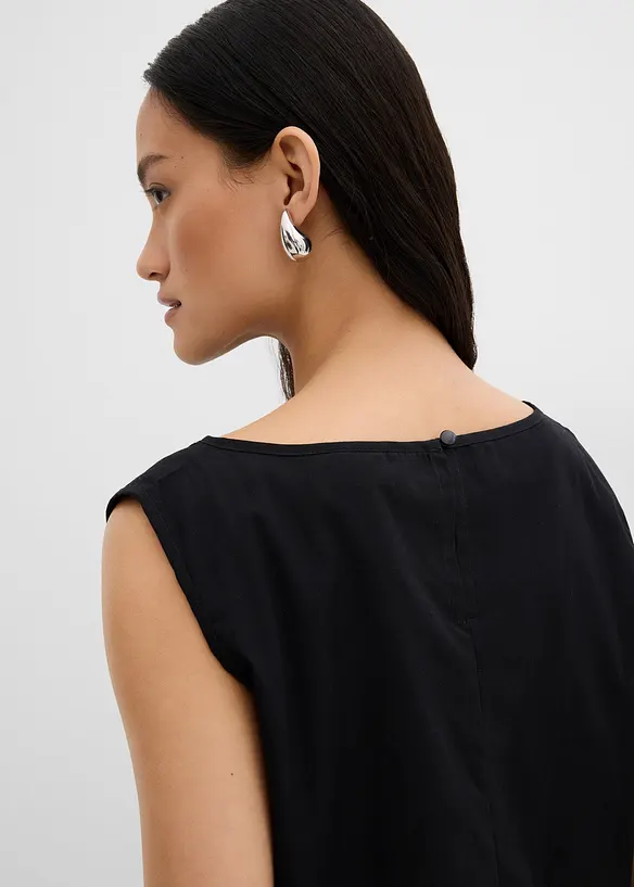 Blusetopp i 100% bomull, bonprix