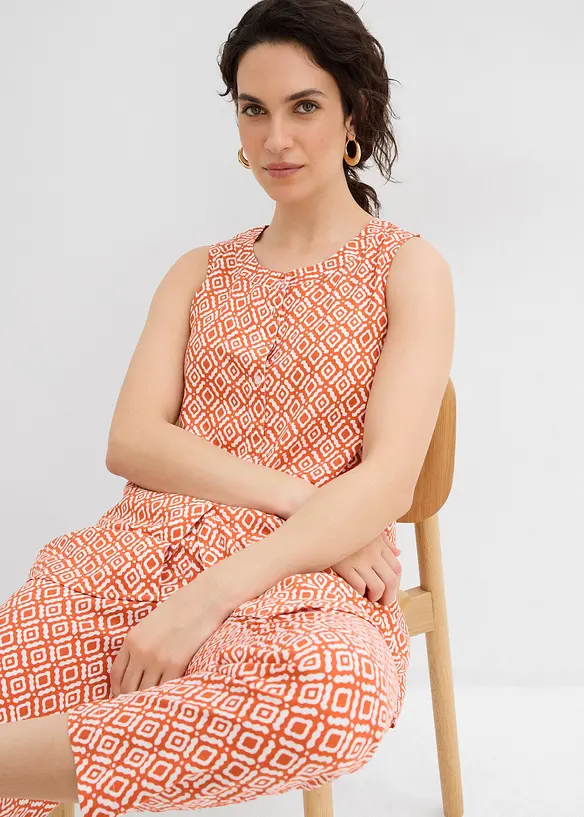 Lang bluse i myk viskose, bonprix