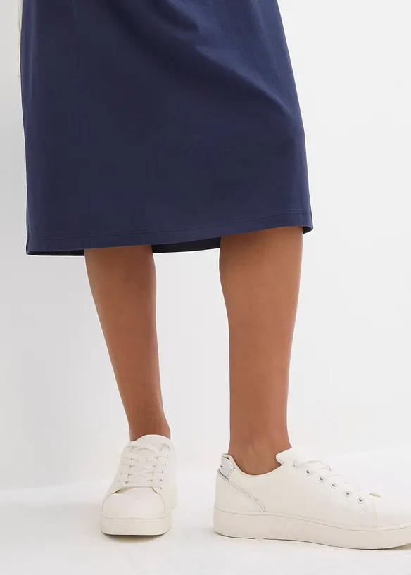Jerseykjole i 100% økologisk bomull, bonprix