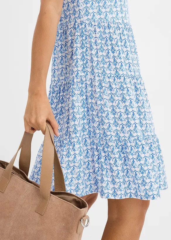 Stroppekjole i lett viskose, bonprix