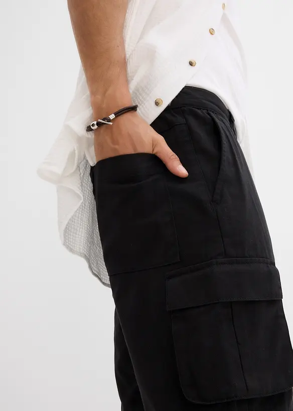 Cargo-bermudashorts med komfortlinning, Regular Fit, bonprix