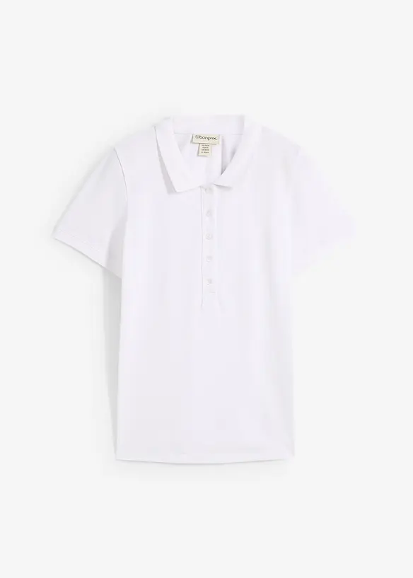 Piké-poloskjorte i 100% økologisk bomull, bonprix