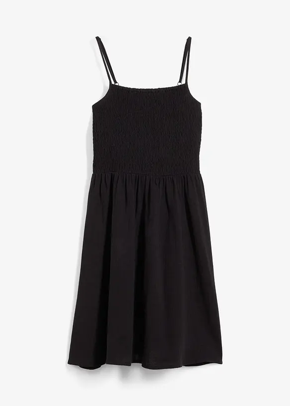 Stroppekjole i lett musselin, bonprix