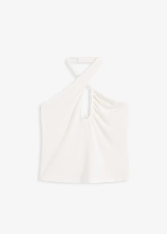 Halterneck-topp med cut-out, bonprix