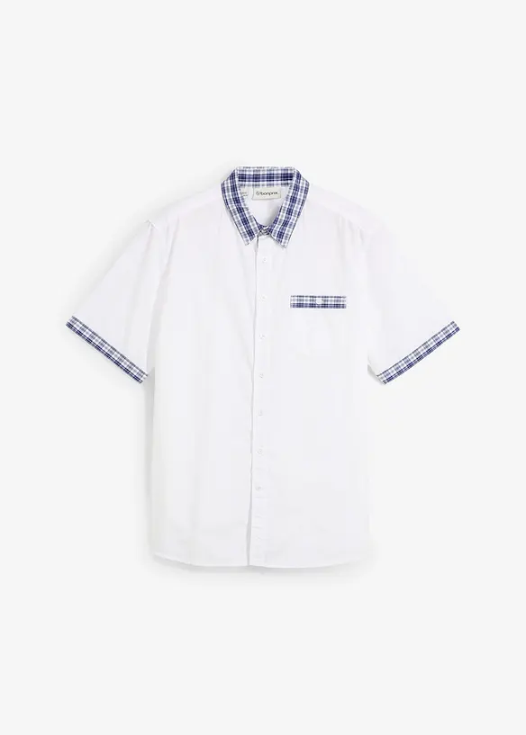 Kortermet skjorte i 100% bomull, bonprix