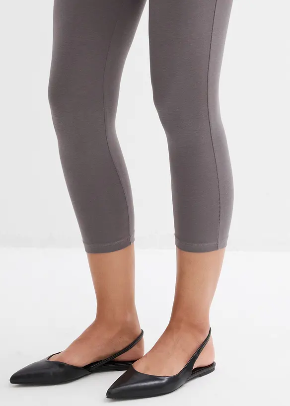 Mammaleggings i capri-lengde (2-pack), bonprix