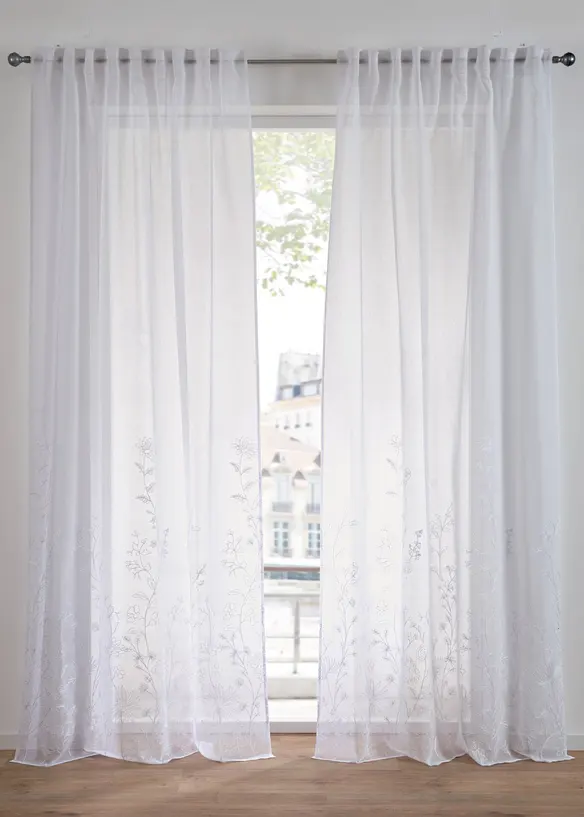 Gardin med resirkulert polyester (1-pack), bonprix