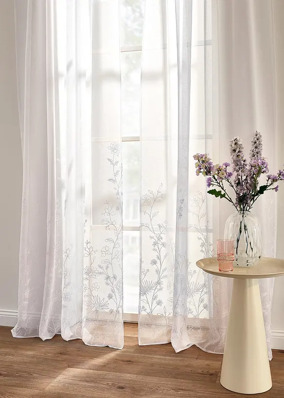 Gardin med resirkulert polyester (1-pack), bonprix