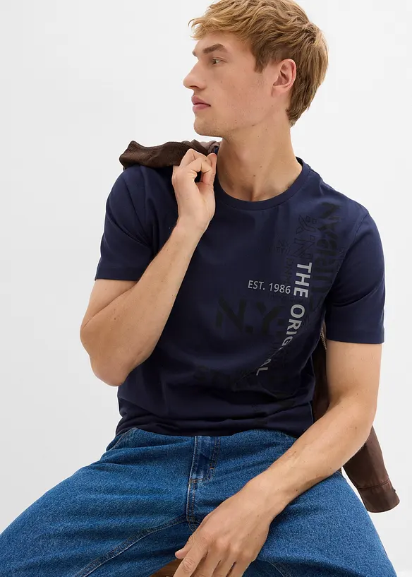 T-shirt av økologisk bomull, bonprix