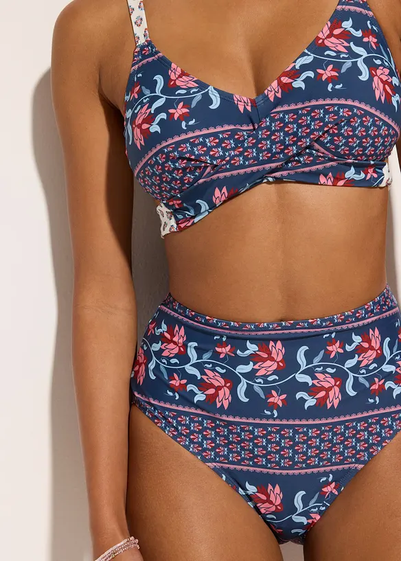 Bustier-bikini i omslagslook (2-delt sett), bonprix