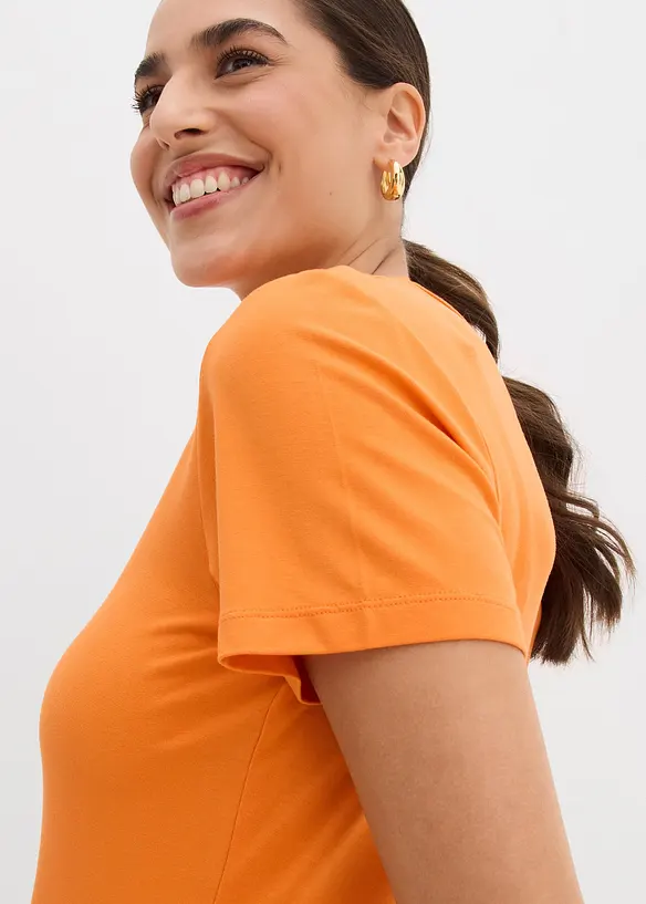 T-skjorte i lett viskose, bonprix