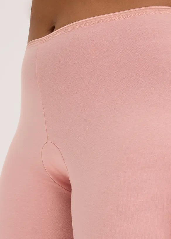 Lang dameboxer (3-pack) med økologisk bomull, bonprix