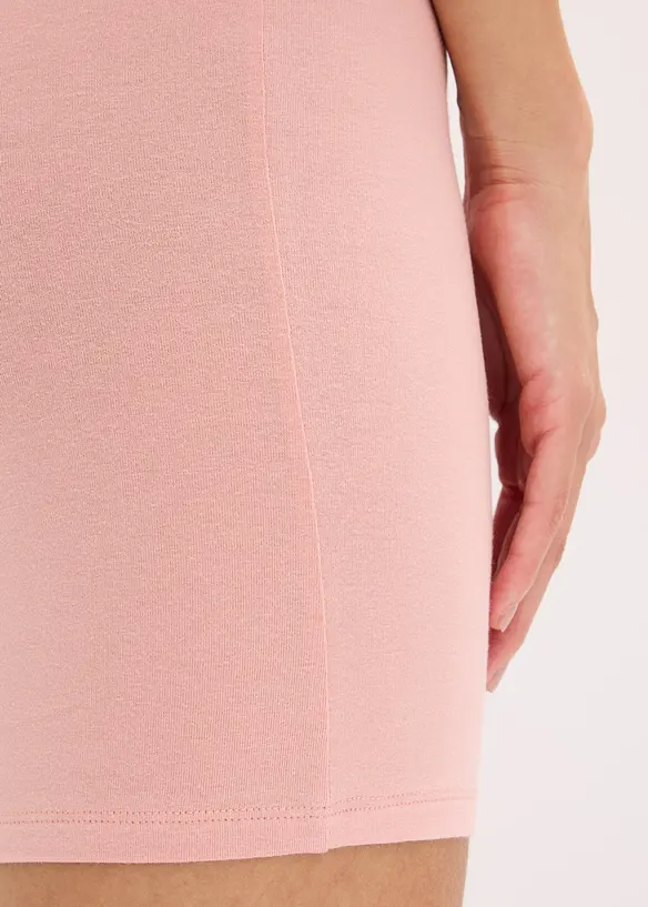 Lang dameboxer (3-pack) med økologisk bomull, bonprix