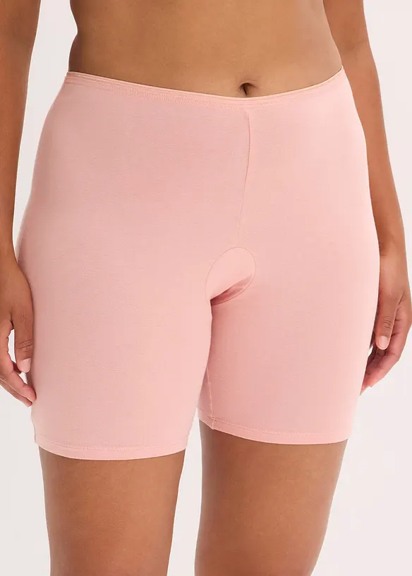 Lang dameboxer (3-pack) med økologisk bomull, bonprix