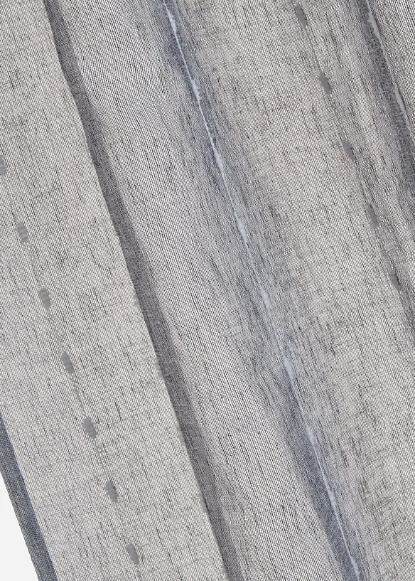 Gardin med vevde striper (1-pack), bonprix