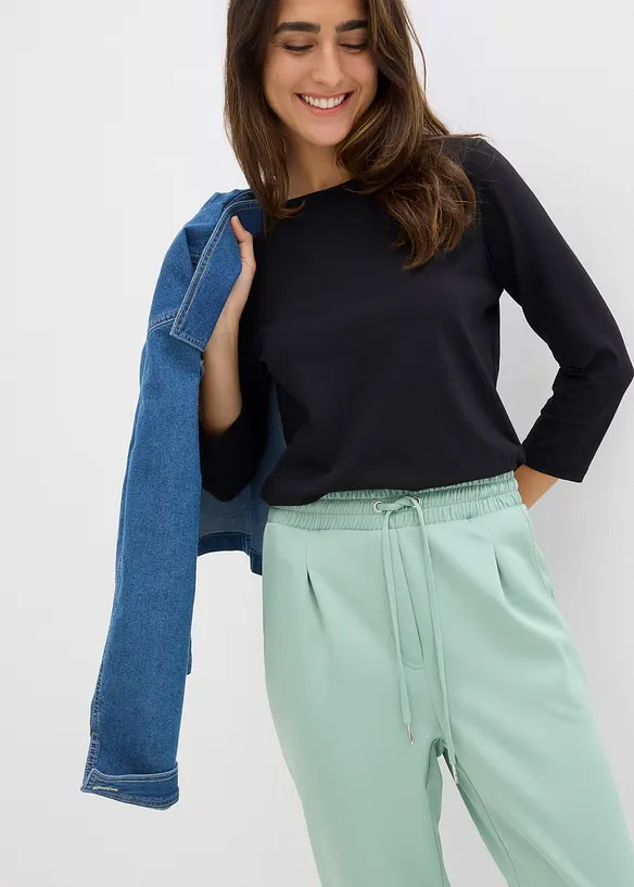 Chinos i scuba-materiale, bonprix