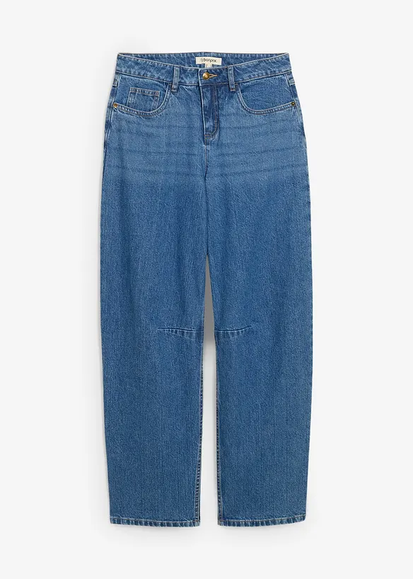 Barrel-jeans Mid Waist, bonprix