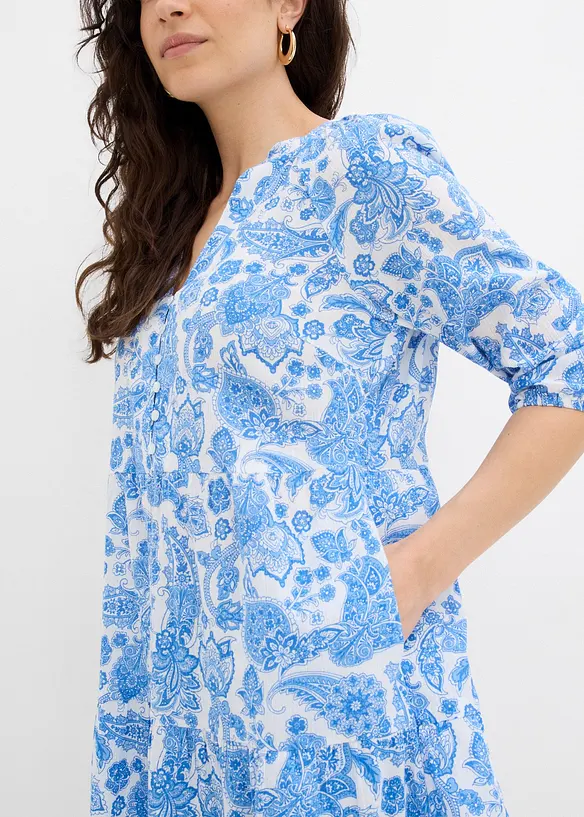 Lang tunika i 100% bomull, bonprix