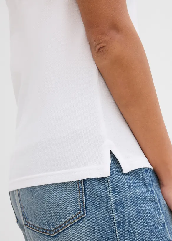 Polotopp i 100% økologisk bomull, bonprix