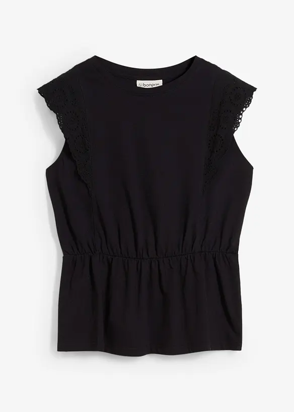 Topp med hullmønster, bonprix