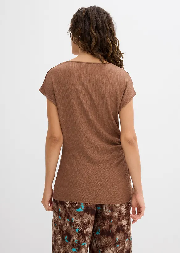 Asymmetrisk topp i lett krepp, bonprix