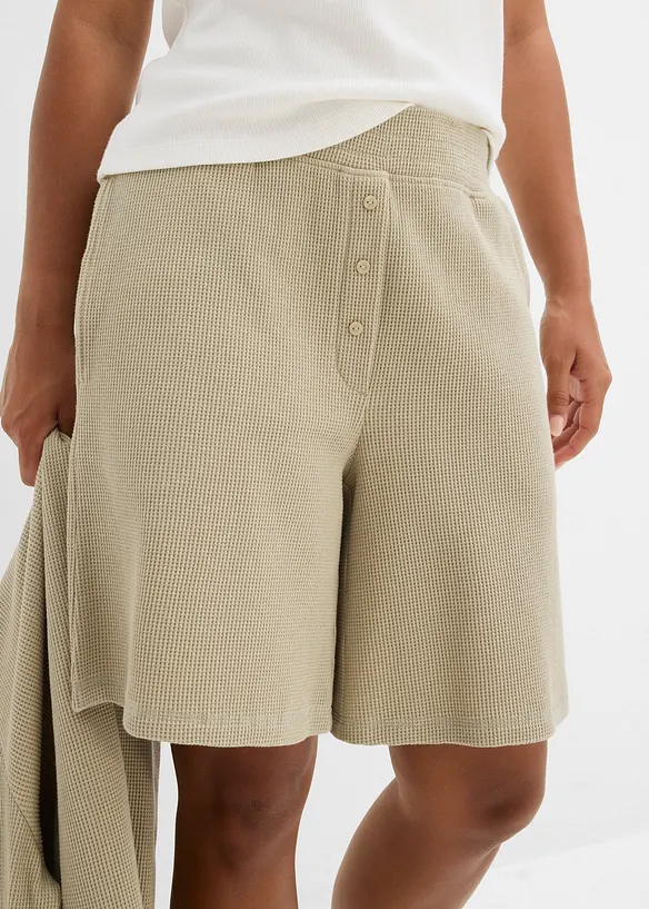 Slip on-shorts av 100% bomull, bonprix