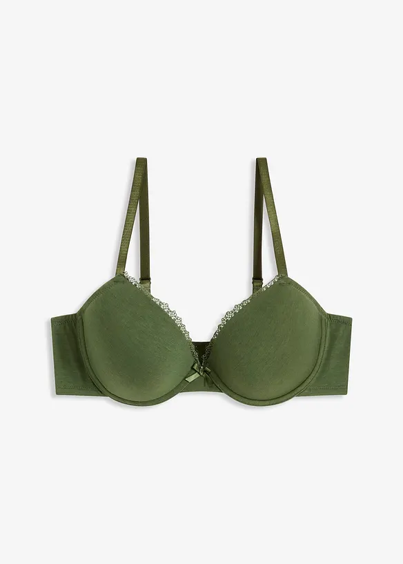 Padded-BH med bøyle og økologisk bomull, bonprix