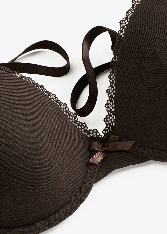 Padded-BH med bøyle og økologisk bomull, bonprix