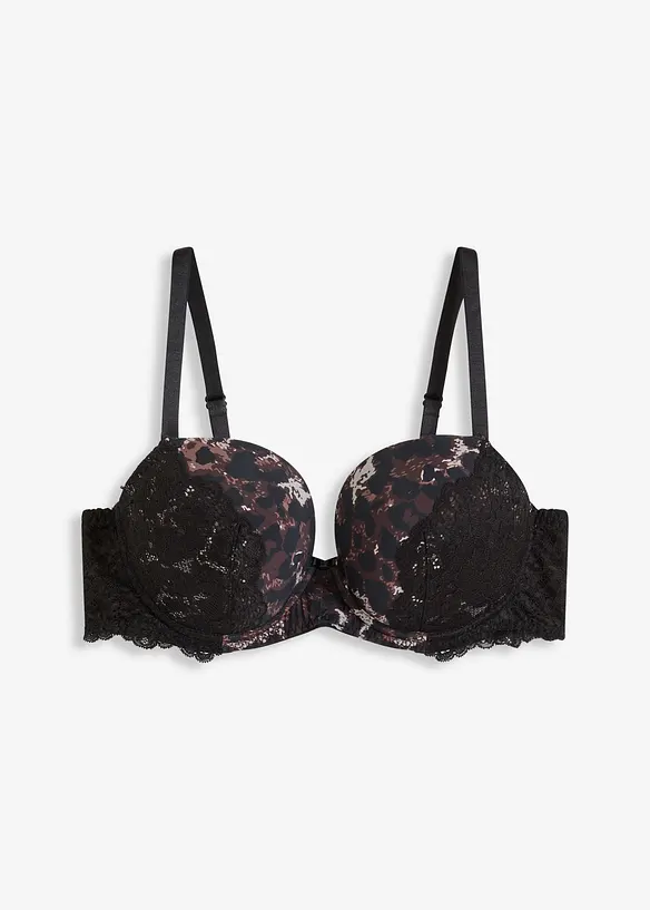 Push up-BH med nydelige blonder, bonprix