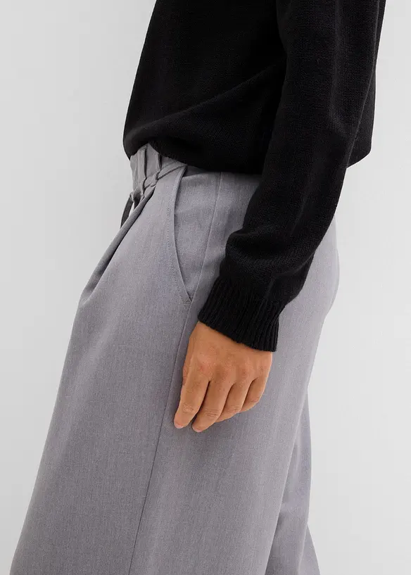 Bukse med legg og knytebånd, bonprix