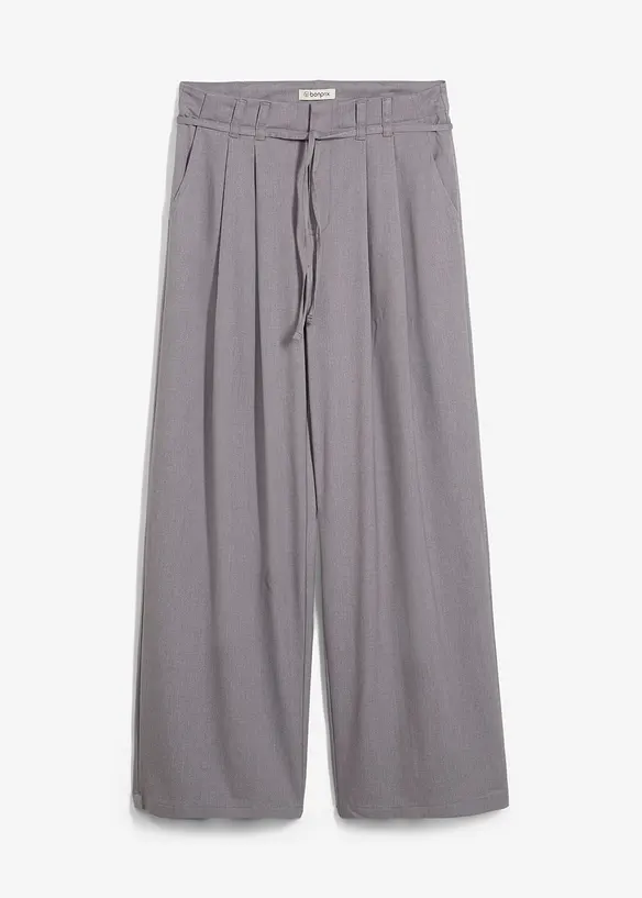 Bukse med legg og knytebånd, bonprix