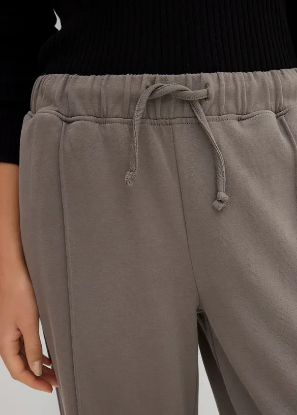 Slip on-bukse av 100% økologisk bomull, bonprix