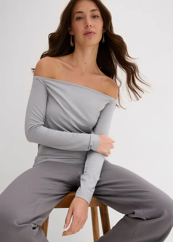 Carmentopp i lett jersey, bonprix