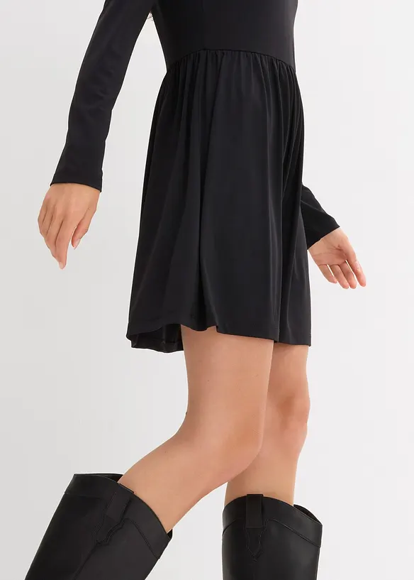 Utsvingt trikotkjole, bonprix