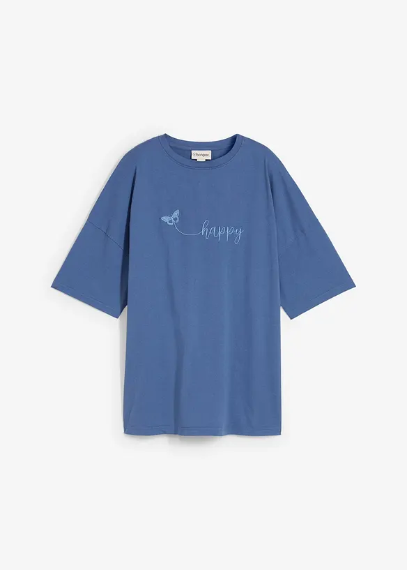 Oversized topp i 100% økologisk bomull, bonprix