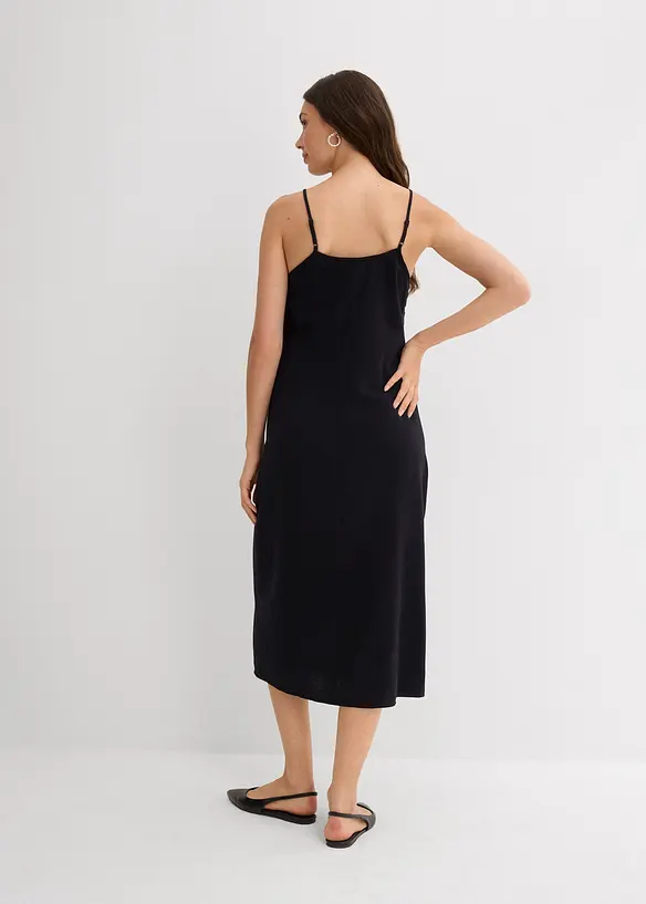 Flanellkjole med stropper av 100% bomull, bonprix