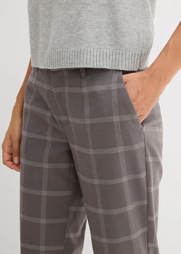 Chinos med rutemønster, bonprix
