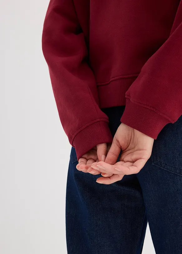 Sweatshirt i 100% bomull, bonprix