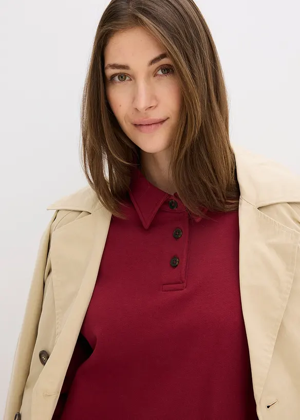 Sweatshirt i 100% bomull, bonprix