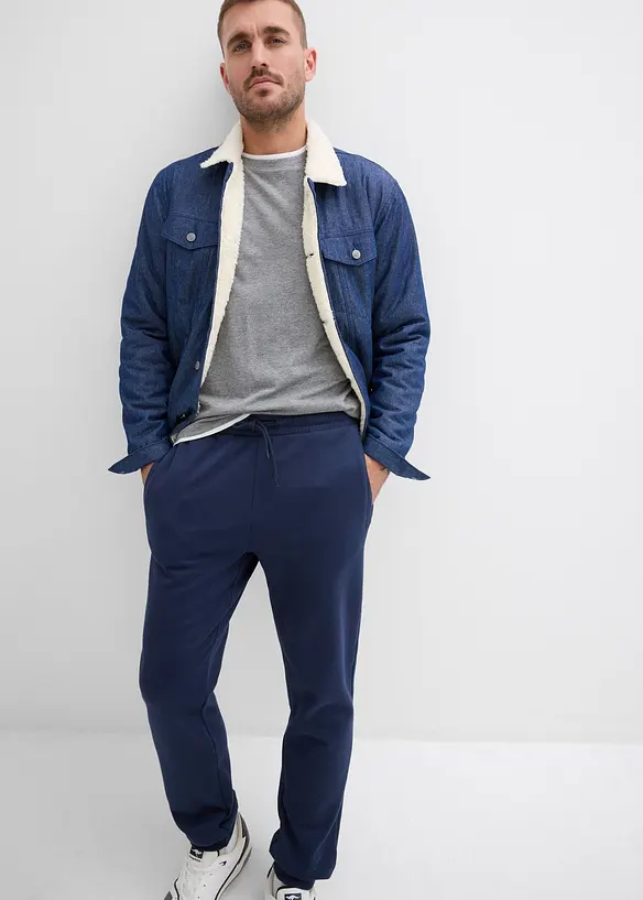Joggebukse i 100% økologisk bomull, Regular Fit, bonprix