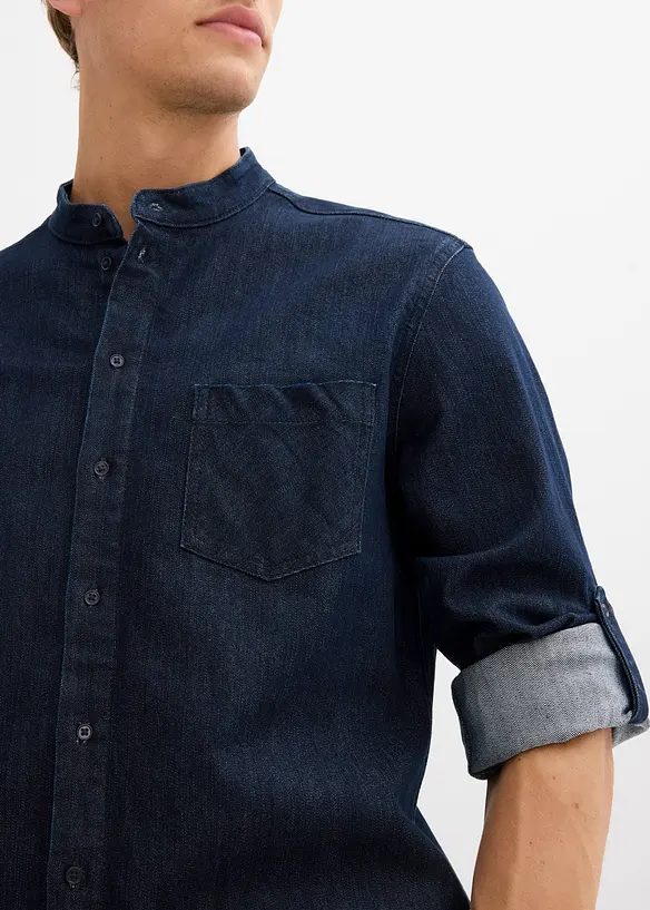 Jeansskjorte i Slim Fit, bonprix