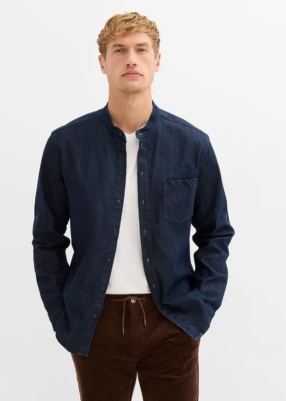 Jeansskjorte i Slim Fit, bonprix
