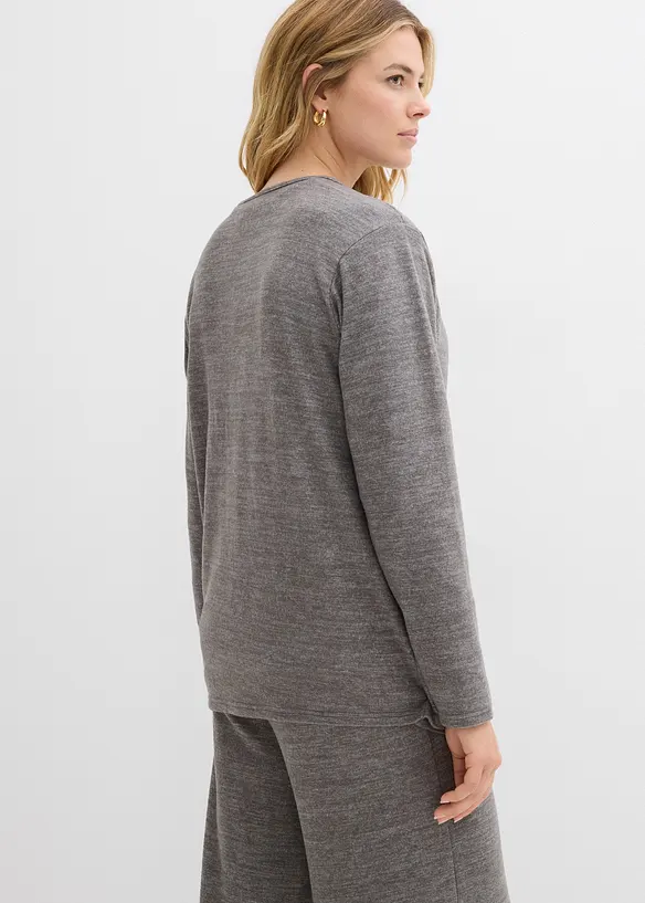 Cardigan i omslagsmodell, bonprix
