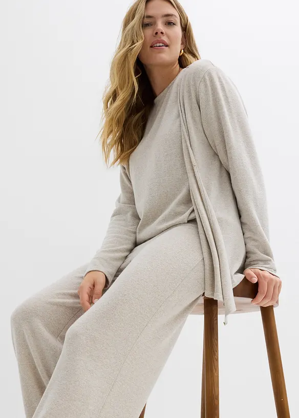 Cardigan i omslagsmodell, bonprix