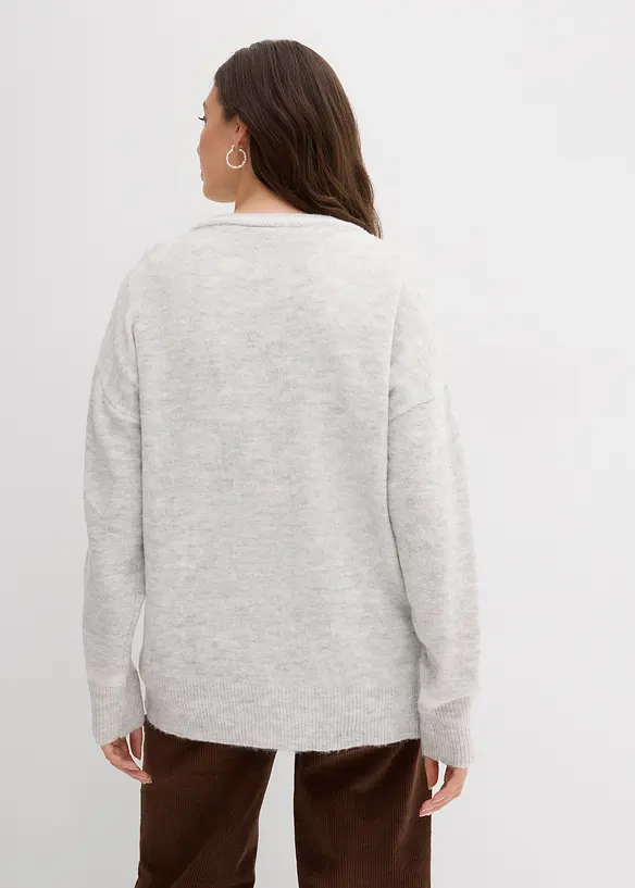 Oversized genser med lave skuldersømmer, bonprix